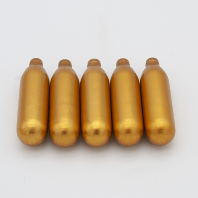 Silvery 100 Pack 8g Whip Cream Chargers Electroplating