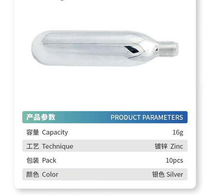 16G Whipped Cream Chargers Desset Tool Food Grade N2o Cartridge