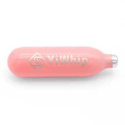 Pink Color Whipped Cream Chargers Food Grade 8.5 Cream