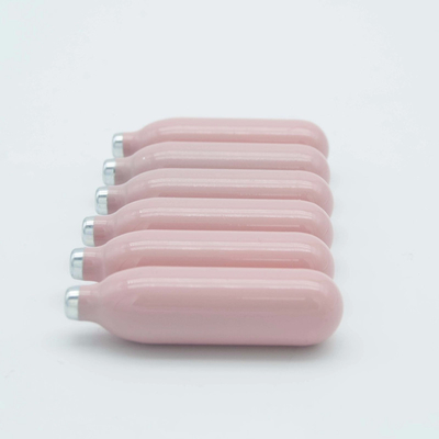 Pink Color Whipped Cream Chargers Food Grade 8.5 Cream