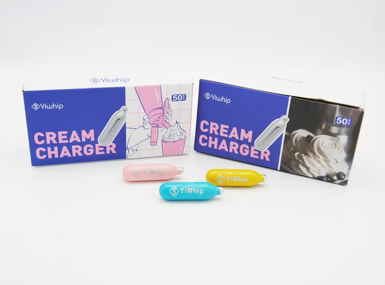 Customized Flavor 8.5g Cream Chargers Food Grade Nitrous Oxide For Restaurants