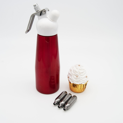 Silver Carbon Steel Nitrous Oxide Cream Chargers 8g N2O Dessert Tools