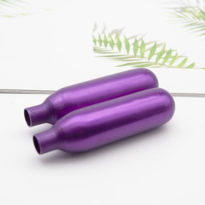 ISO9001 Purple N2O Cream Whipper Chargers DC04 Steel for ice cream