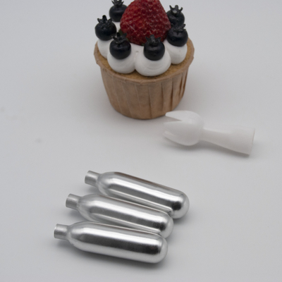 ISO9001 Whipped Cream Charger Bottles 67mm Galvanized Mosa Whippers