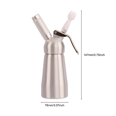 Metal Aluminium Red 250ml Whipped Cream Dispenser 12pcs/ Carton