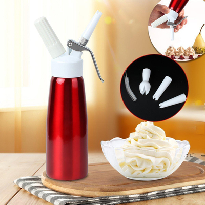 23*8cm Fresh Whipped Cream Dispenser 820g Foamer Guns 500ml Cream Whipper