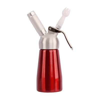 Red Aluminum 250ml Cream Whipper Dispenser Camouflage Colour